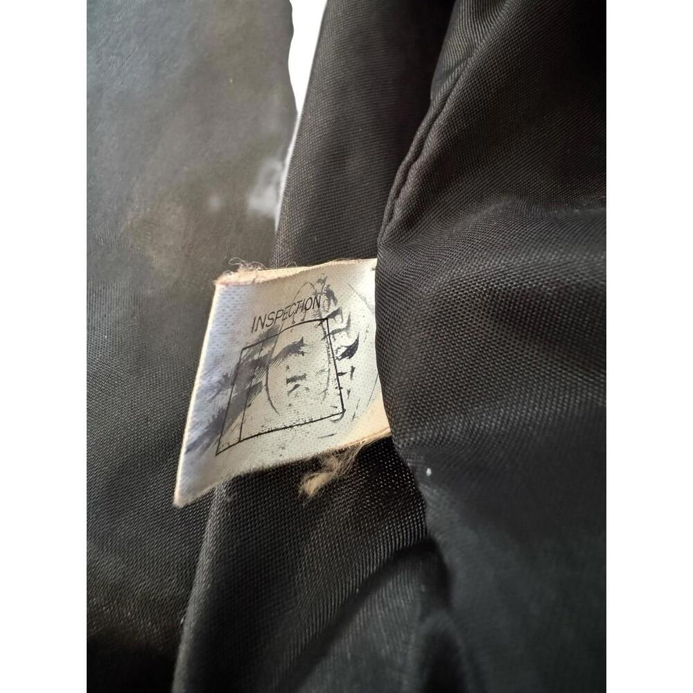 Womens Vintage Harley Davidson Black Leather Fringe Motorcycle Biker Jacket 14 - Picture 8 of 16